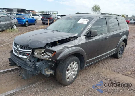 2018 Dodge Journey Se from USA, damaged, VIN 3C4PDCAB7JT295686